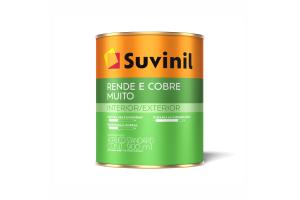 Tinta Acrílica Rende e Cobre Muito Standard Fosco Interno e Externo 900ml Suvinil